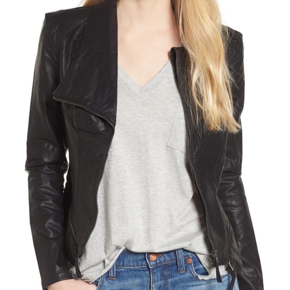 BLANKNYC Faux Leather Jacket - Size Large